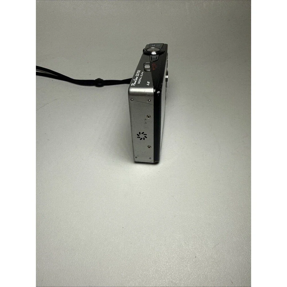 Canon PowerShot SD750 Digital ELPH Camera Silver Works, Missing Battery Door